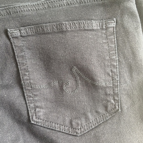 Ag Adriano Goldschmied The Middi Ankle Legging Ankle Jeans Black - Picture 15 of 16